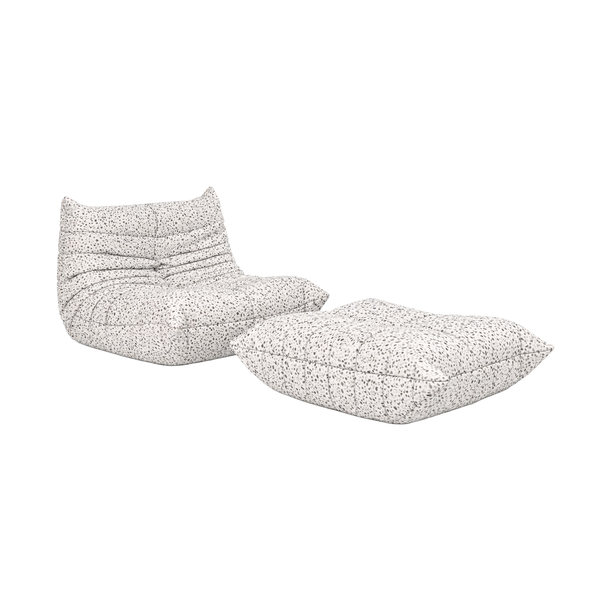 (CURATED DISPLAY EDITION) 토고소파 | Togo 1-Seat Sofa + Footstool Set