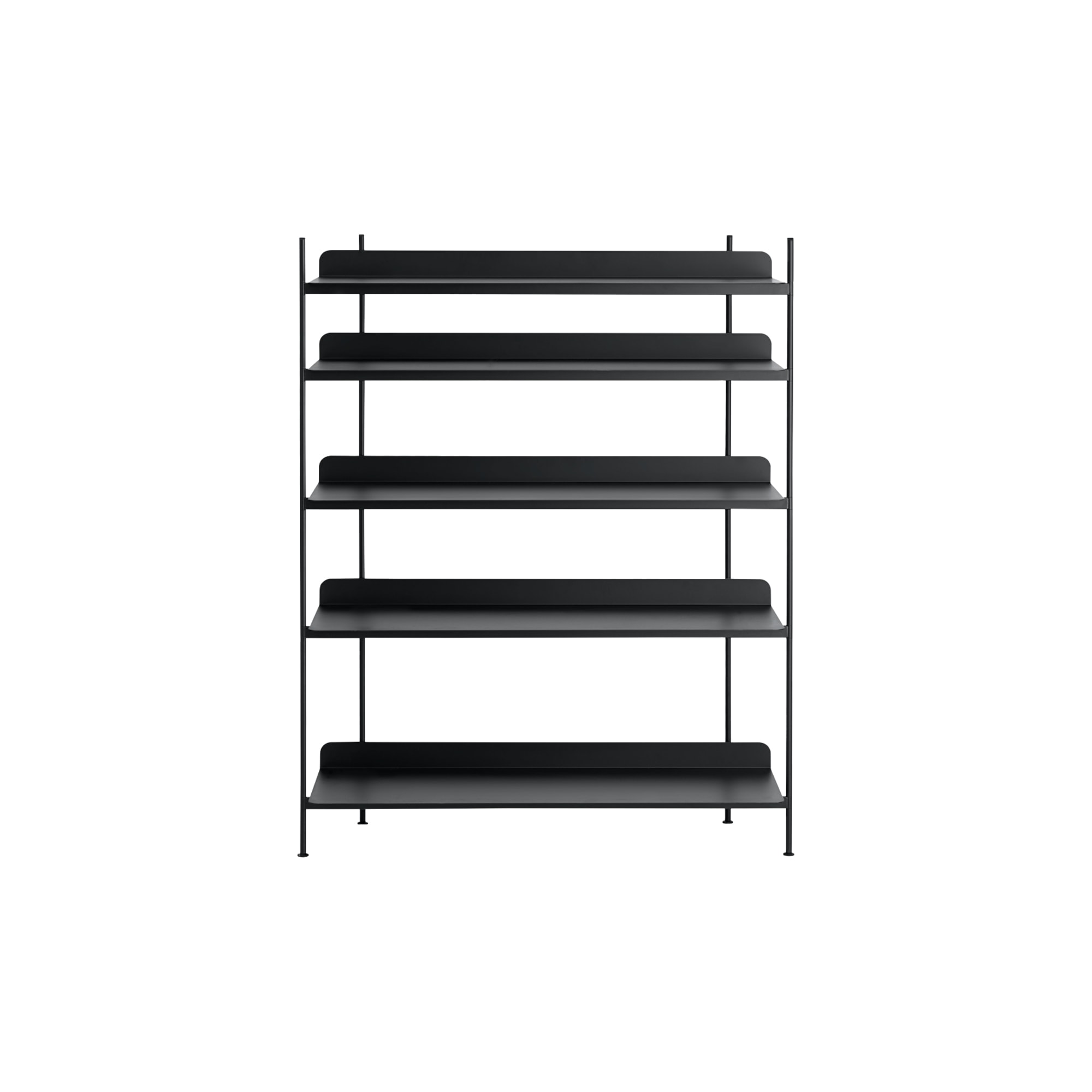 Mutto | Compile Shelving System (Variant 1-Configuration 4, Black)