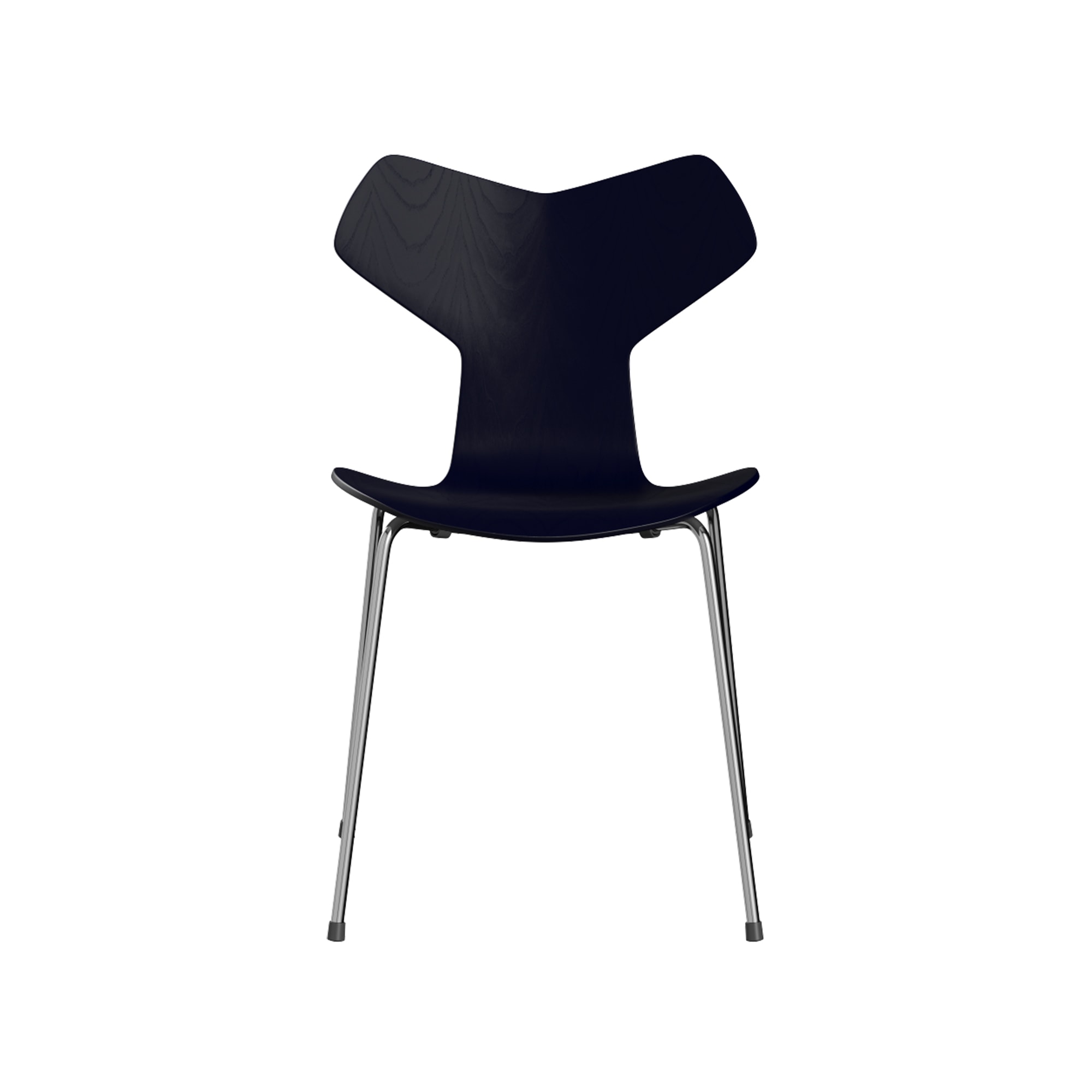 Fritz Hansen | Grand Prix™ 3130 Chair (Coloured Veneer | Ash/Midnight Blue 895)