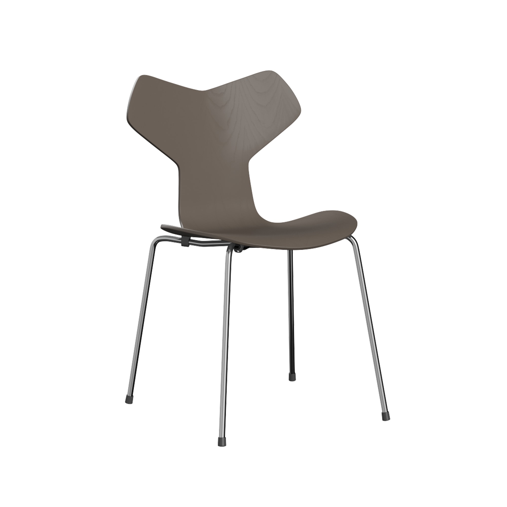 Fritz Hansen | Grand Prix™ 3130 Chair (Coloured Veneer | Ash/Deep Clay 145)