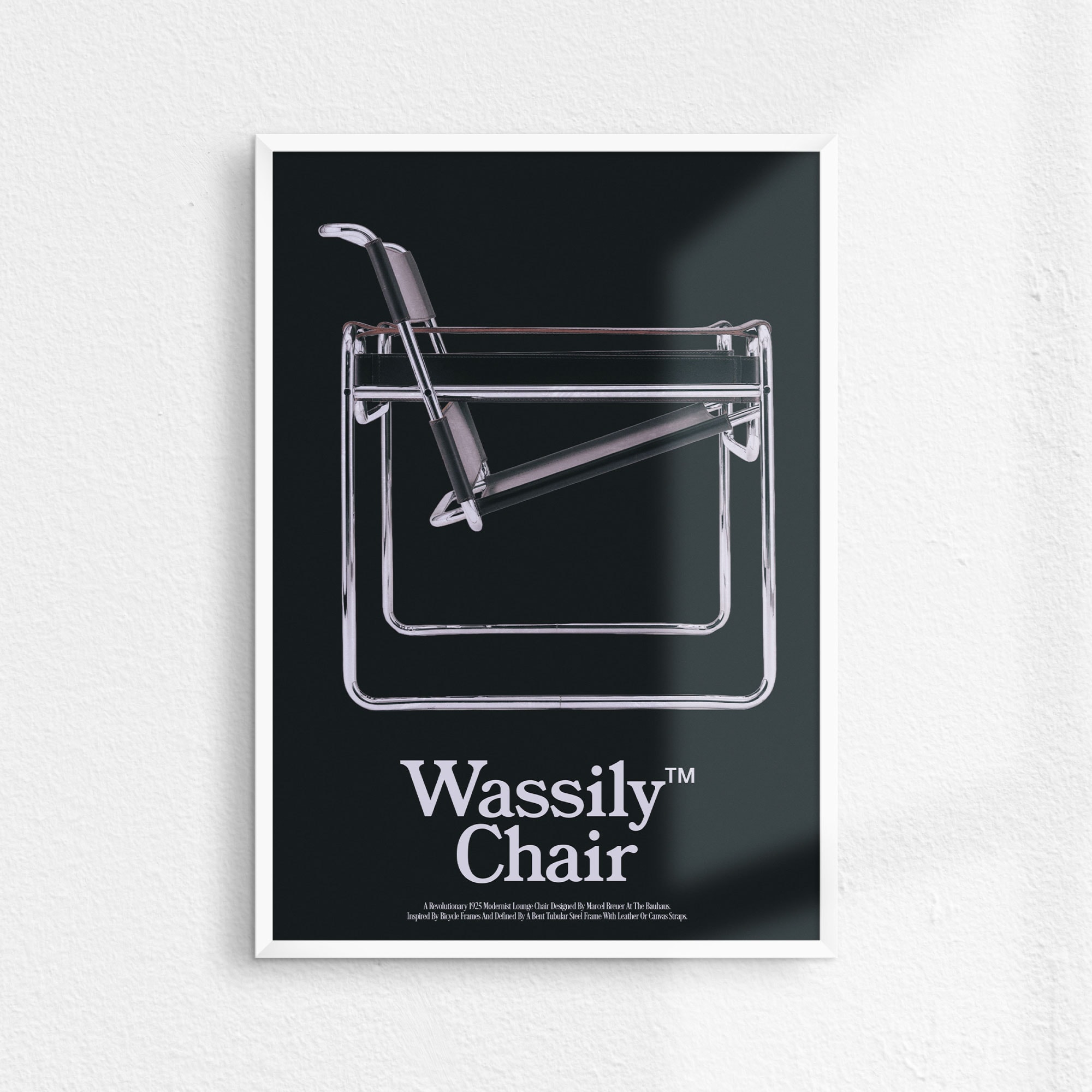 Wassily™ Chair (82x115cm Poster + Aluminum Frame)