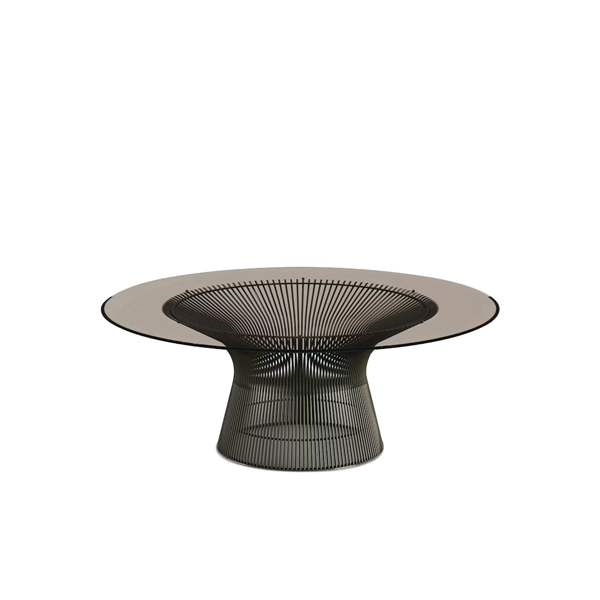 Knoll | Platner Coffee Table 42 (Bronze / Brown Glass)
