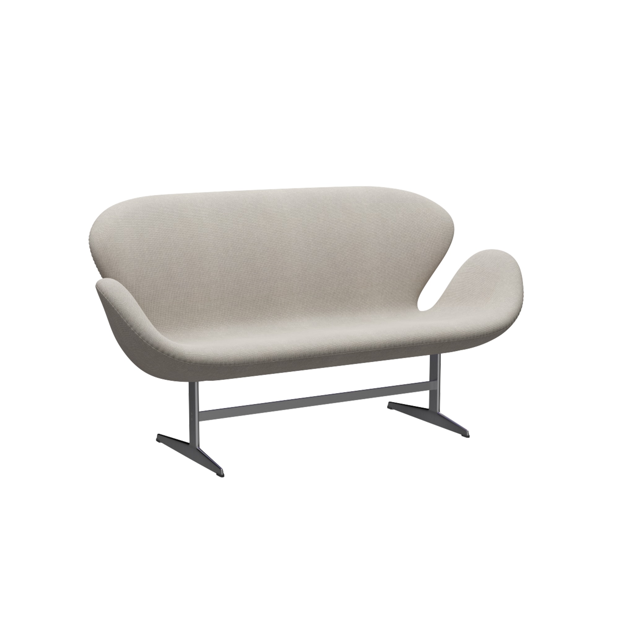 Fritz Hansen | Swan™ 3321 Sofa (Hallingdal 65 / Light Grey)