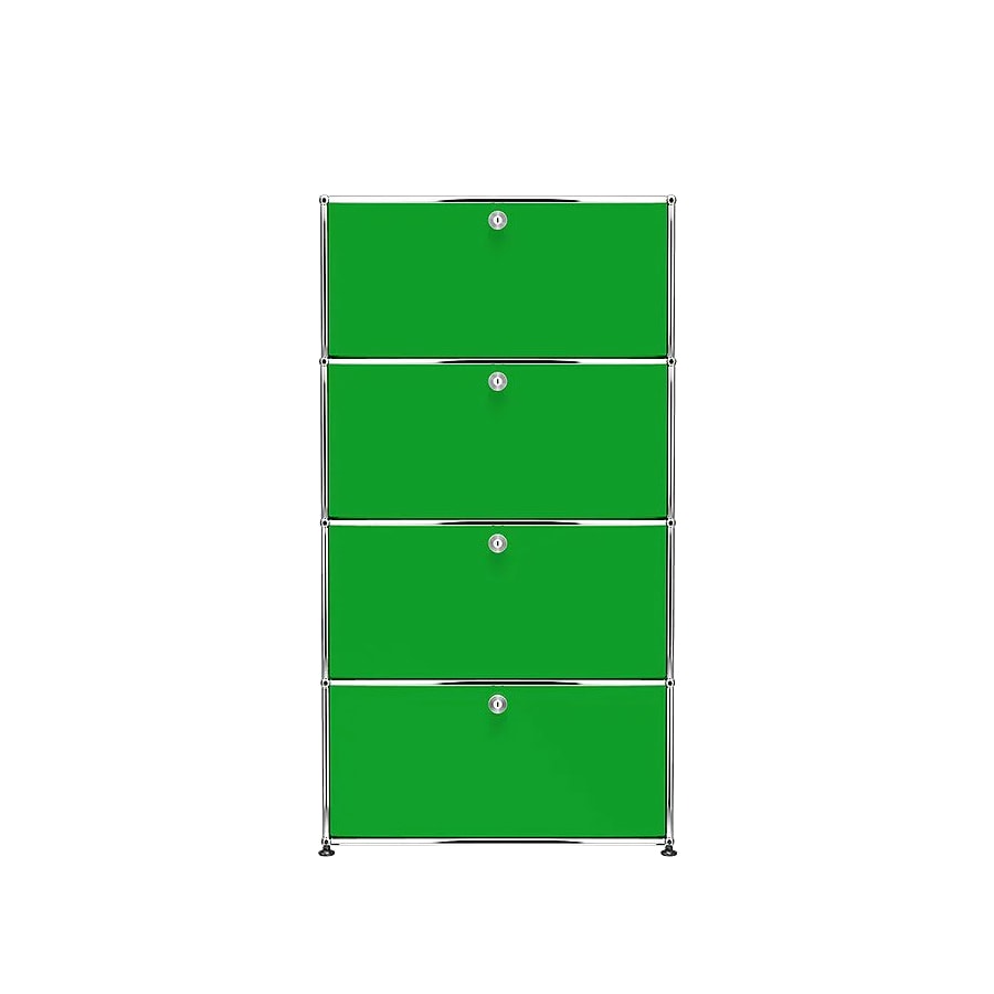 USM Haller | 1x4 Module Highboard (USM Green)