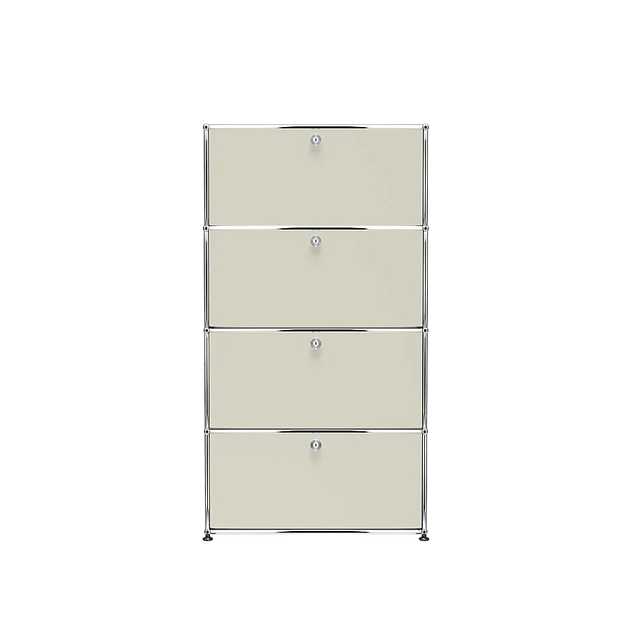 USM Haller | 1x4 Module Highboard (Light Grey)