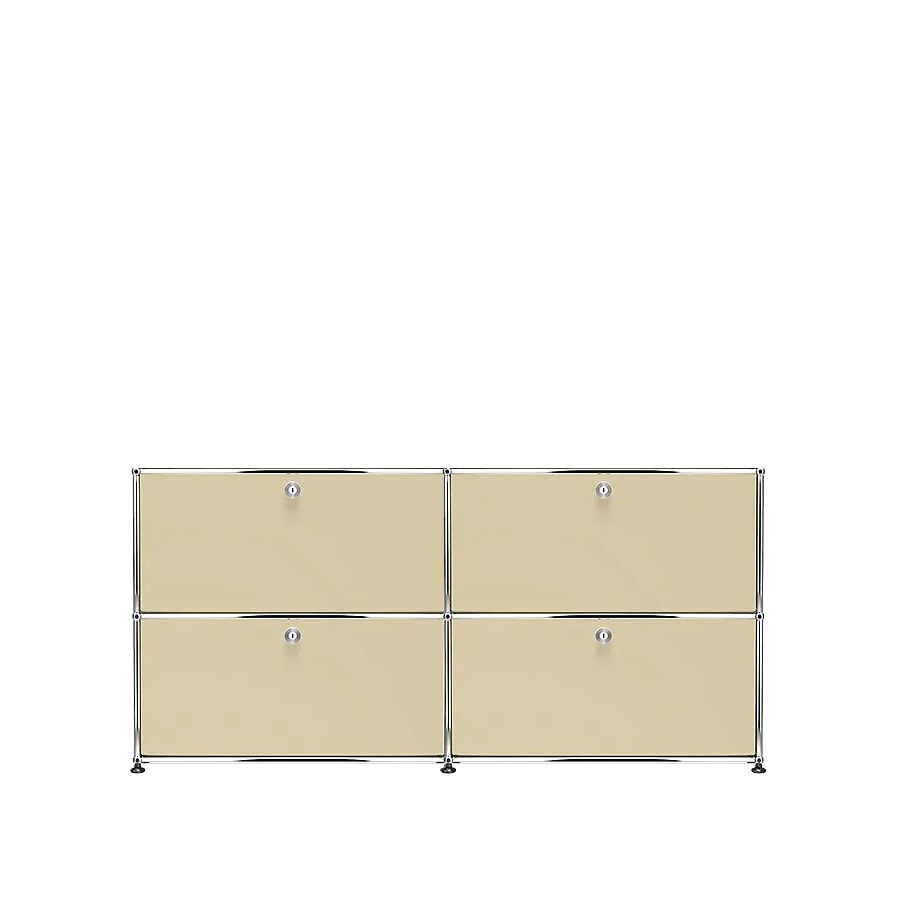 USM Haller | 2x2 Module Highboard (USM Begie)