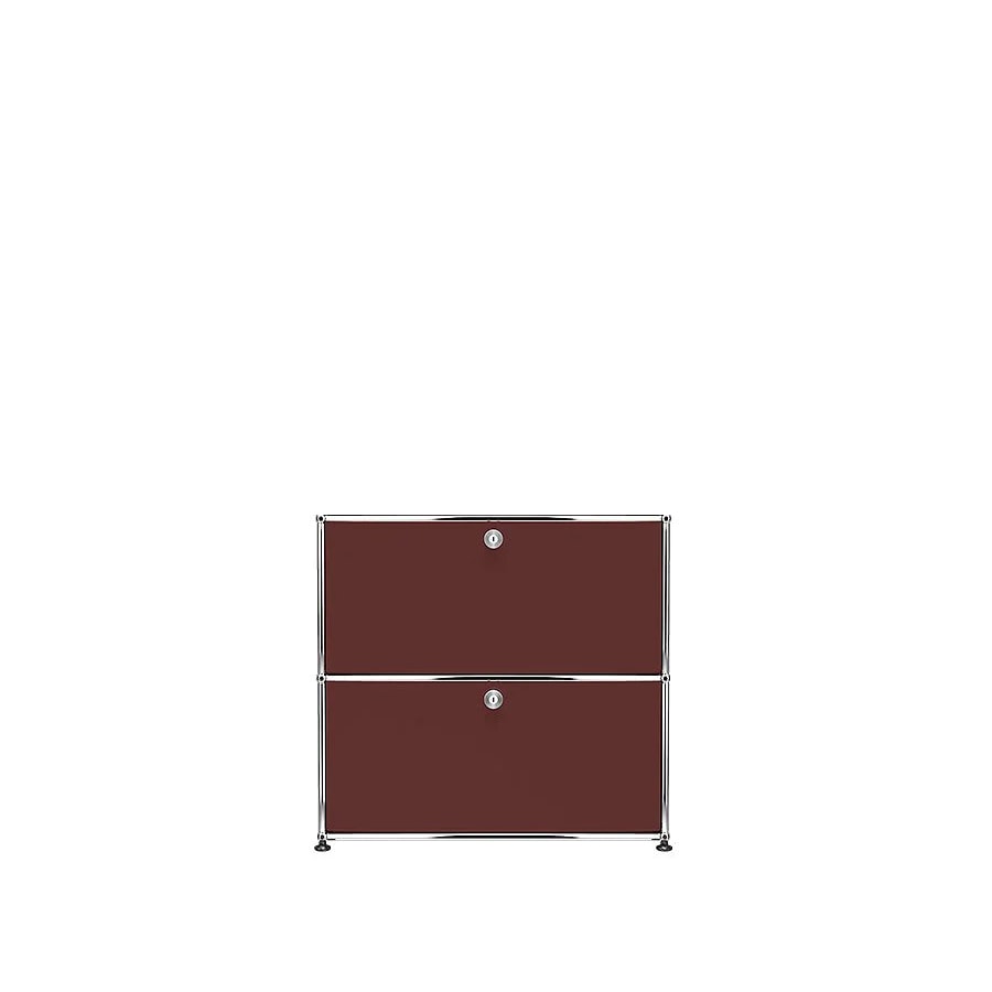 USM Haller | 1x2 Module Highboard (USM Brown)