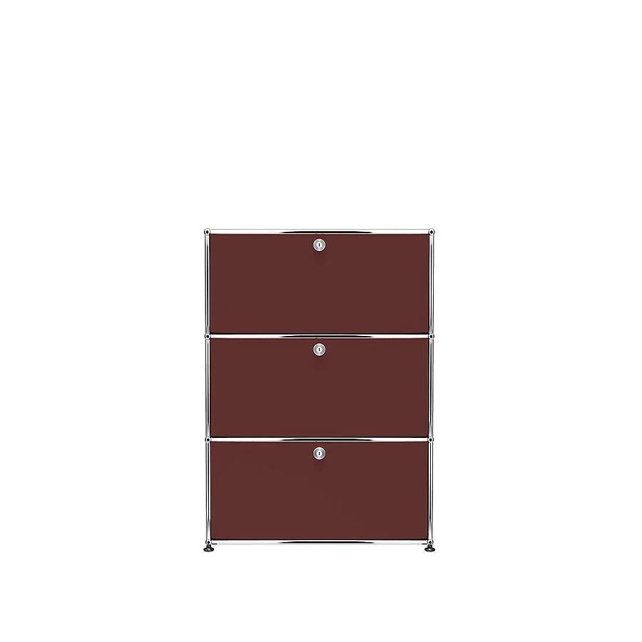 USM Haller | 1x3 Module Highboard (USM Brown)