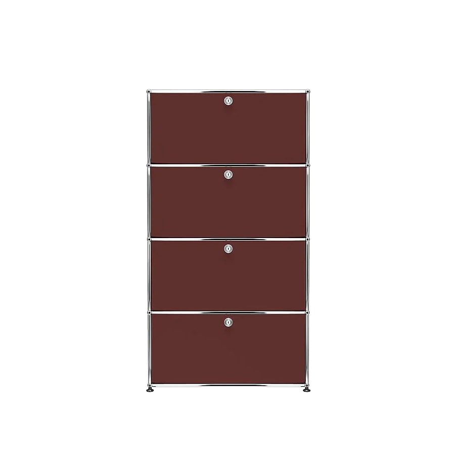 USM Haller | 1x4 Module Highboard (USM Brown)
