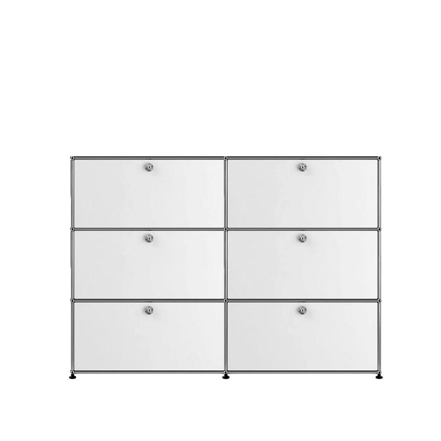 USM Haller | 2x3 Module Highboard (Pure White | RAL 9010)