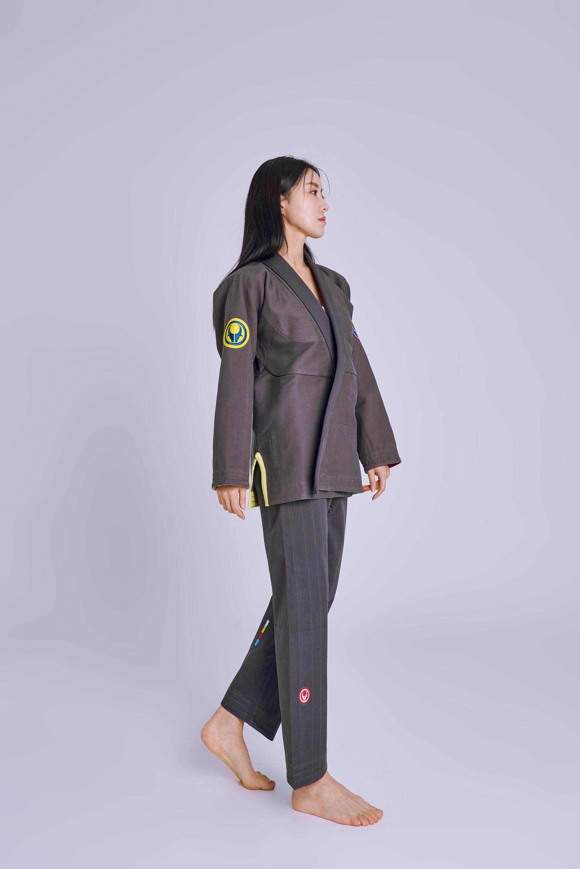 가우쵸 모던클래식 주짓수 도복 (그레이)