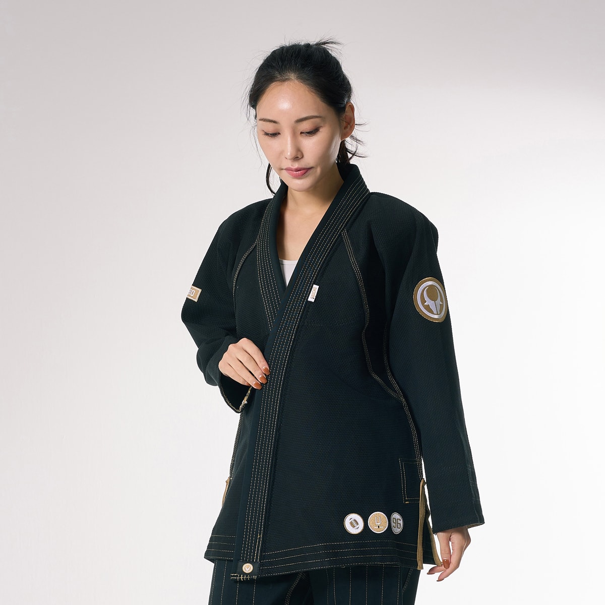 가우쵸 디펜시브 라인맨 주짓수 도복 (블랙)