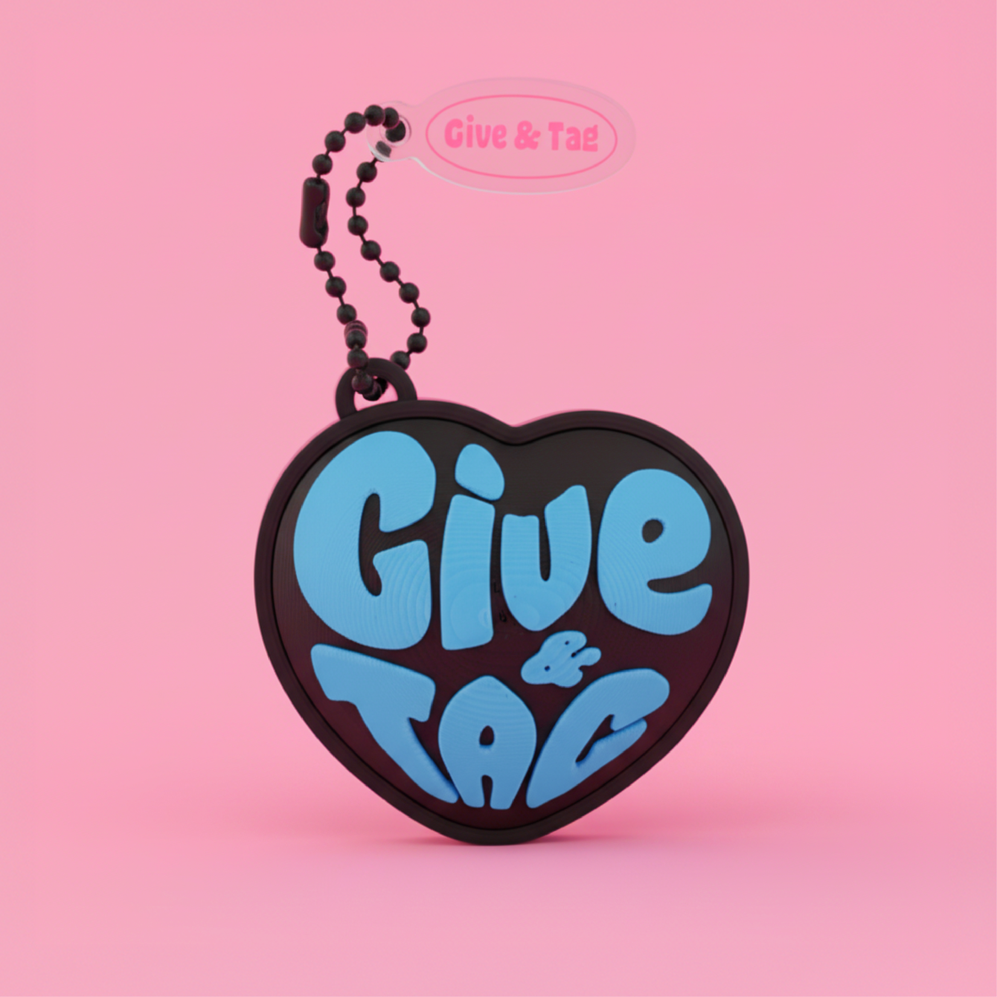 Give&Tag 클릭커 키링(블랙블루)