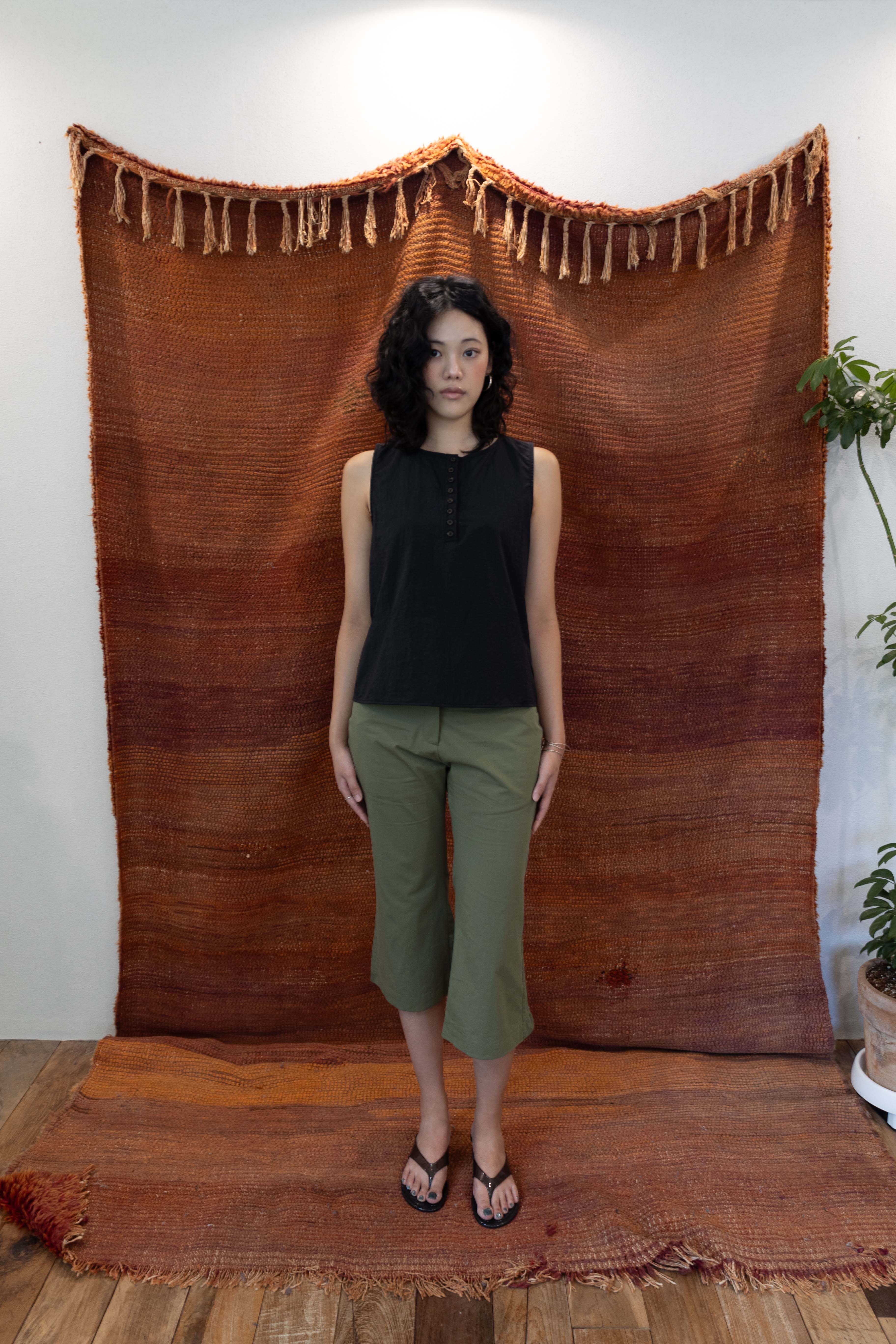 frill capri Pants