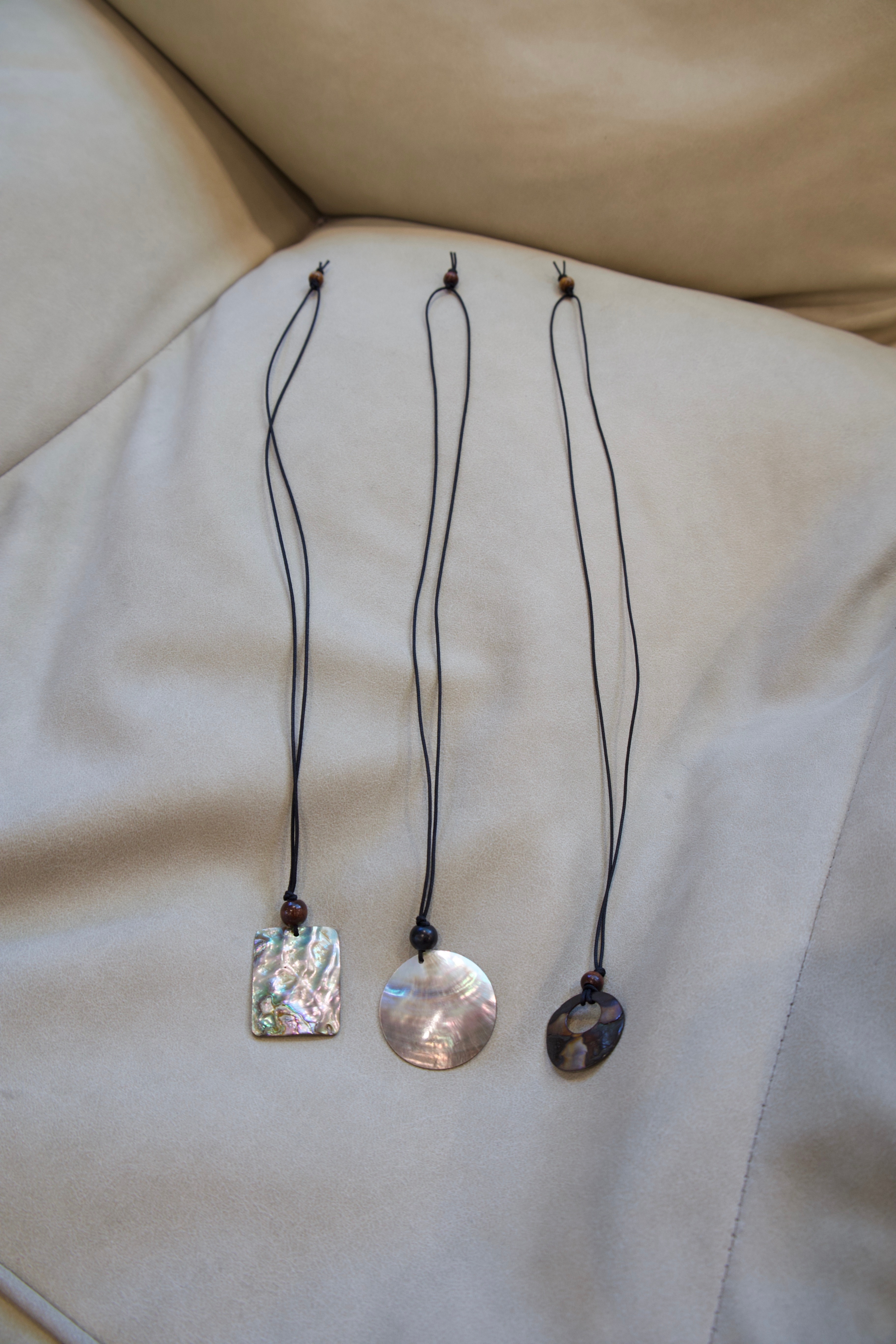 handcraft square shell Necklace