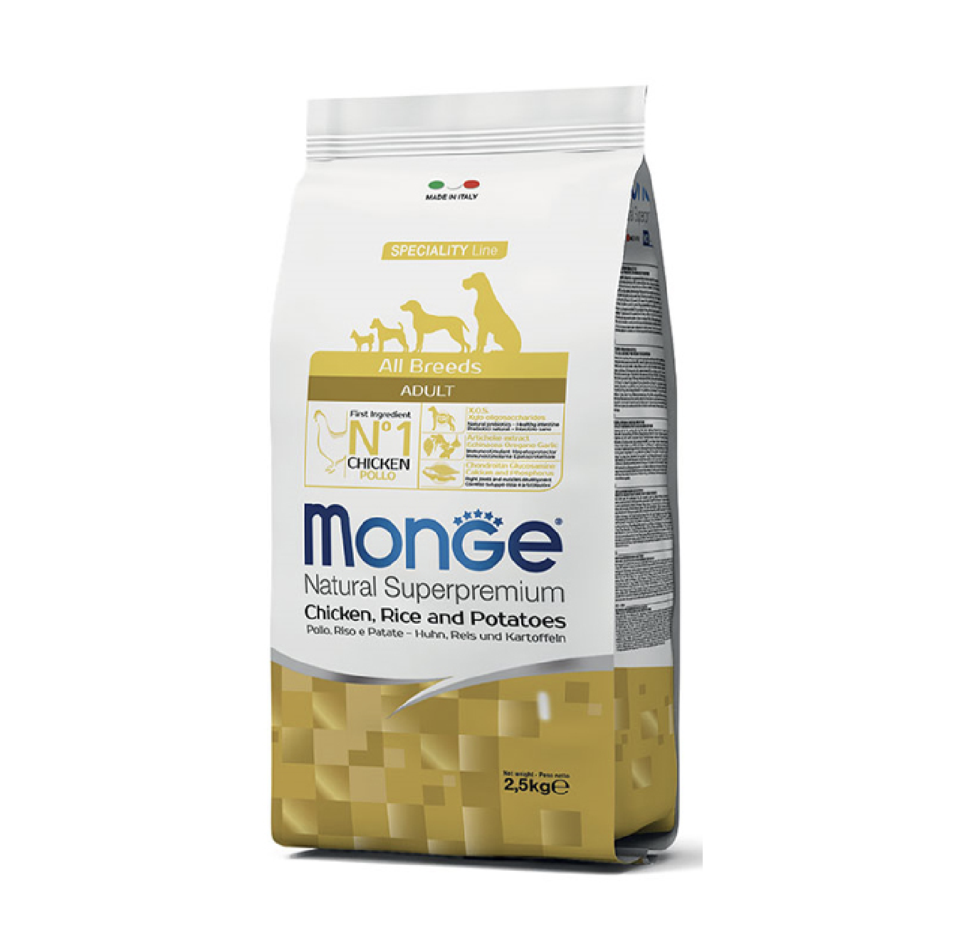 [DOG]몬지 모노프로틴(L.I.D) 올브리드 어덜트 치킨 2.5kg, 12kg
