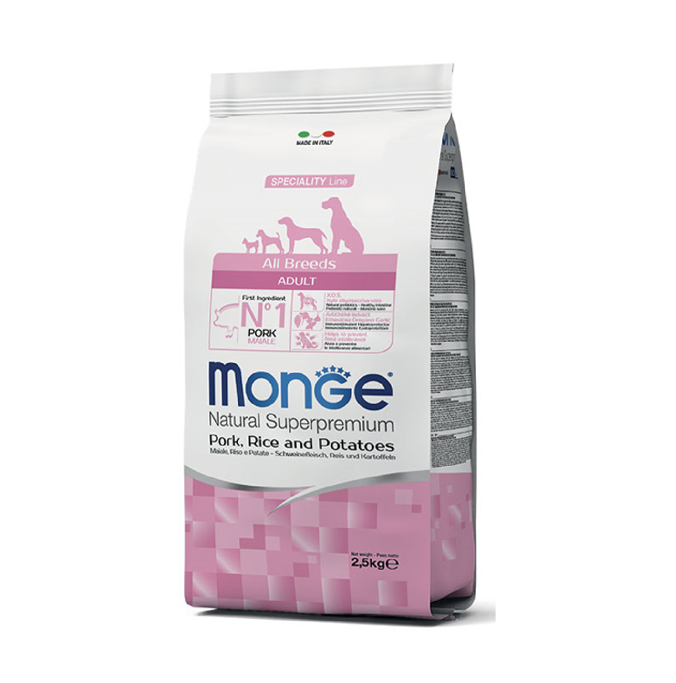 [DOG]몬지 모노프로틴(L.I.D) 올브리드 어덜트 포크 2.5kg, 12kg