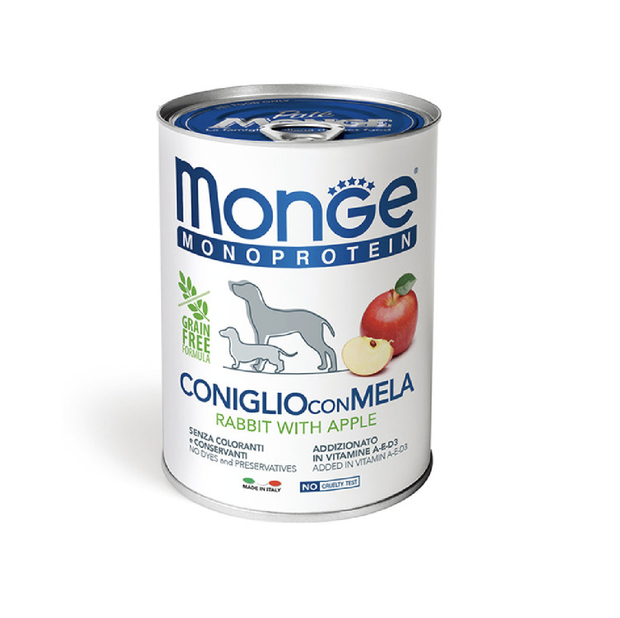 [DOG]몬지 모노프로틴(L.I.D) 그레인프리 토끼고기와 사과 400g