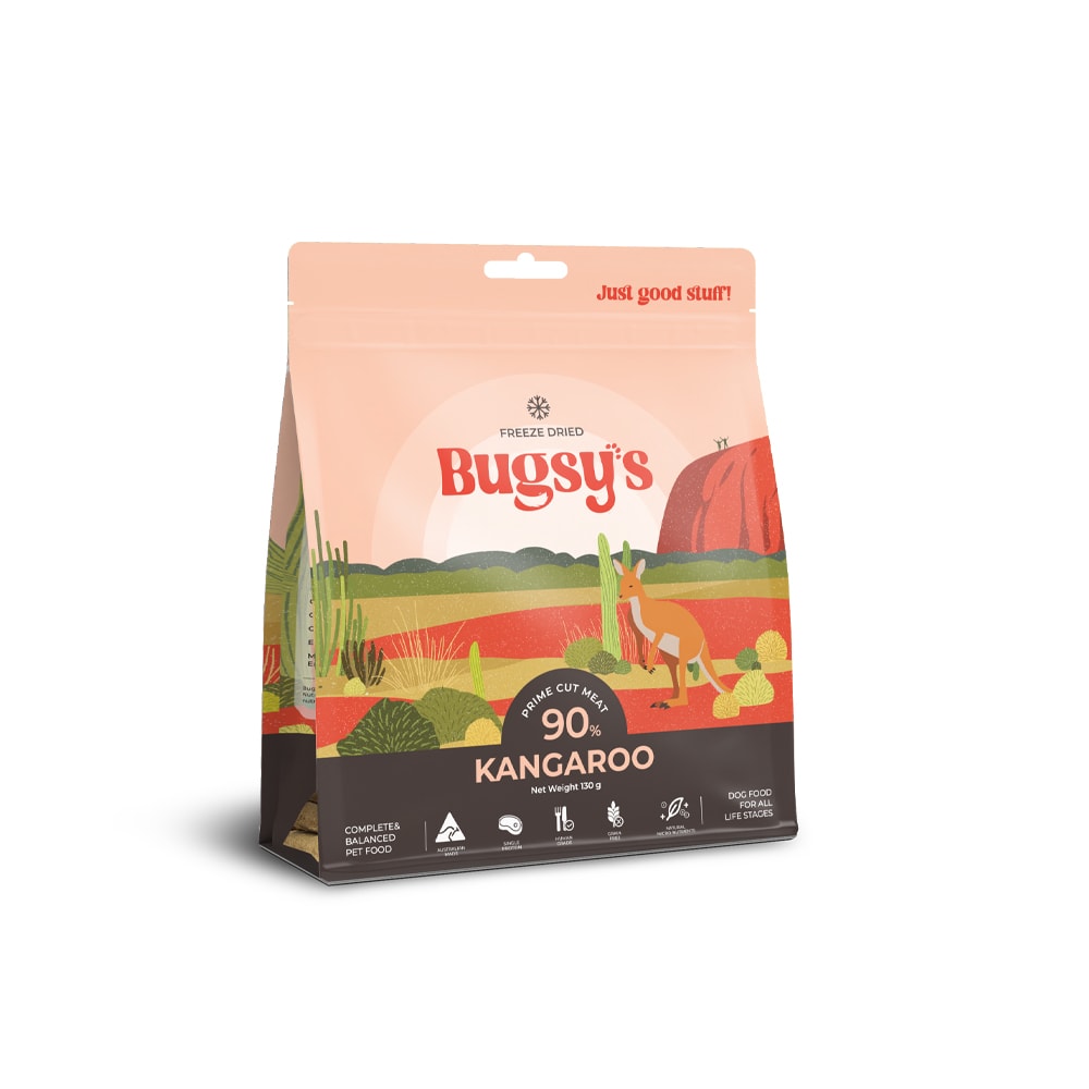 벅시 캥거루 스테이크 동결건조 사료 130g