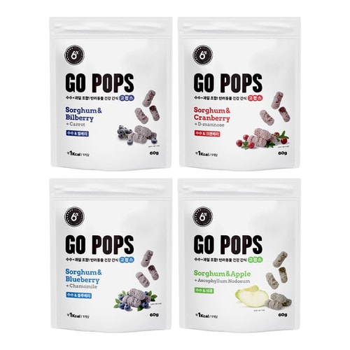 식스스텝 고팝스 수수&빌베리 60g