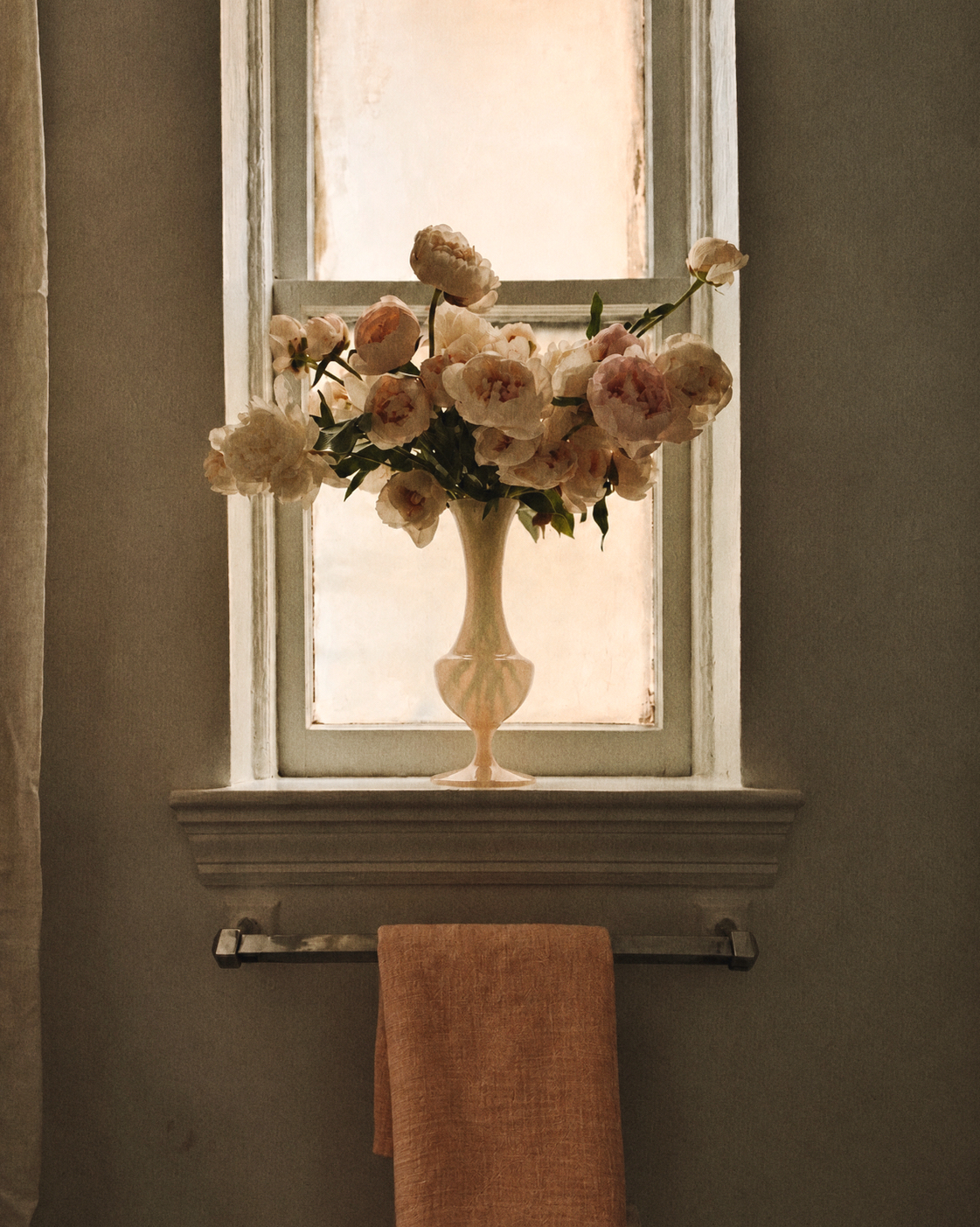 Vintage Blush Opaline Vase