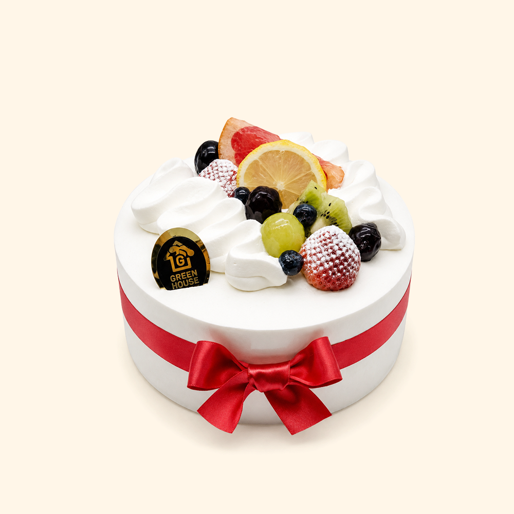 리본 생크림 케이크(1호/2호/3호)