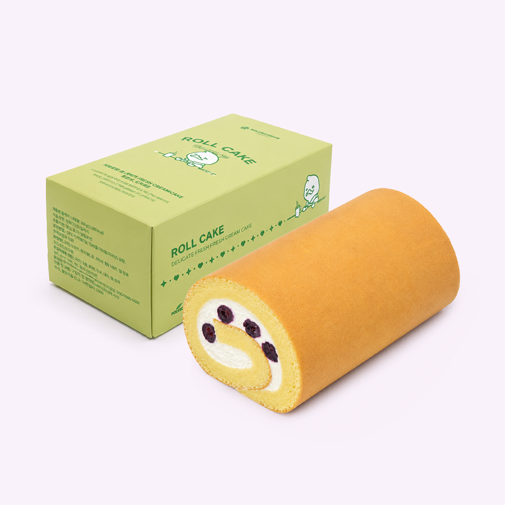 블루베리 요거트 생크림 롤