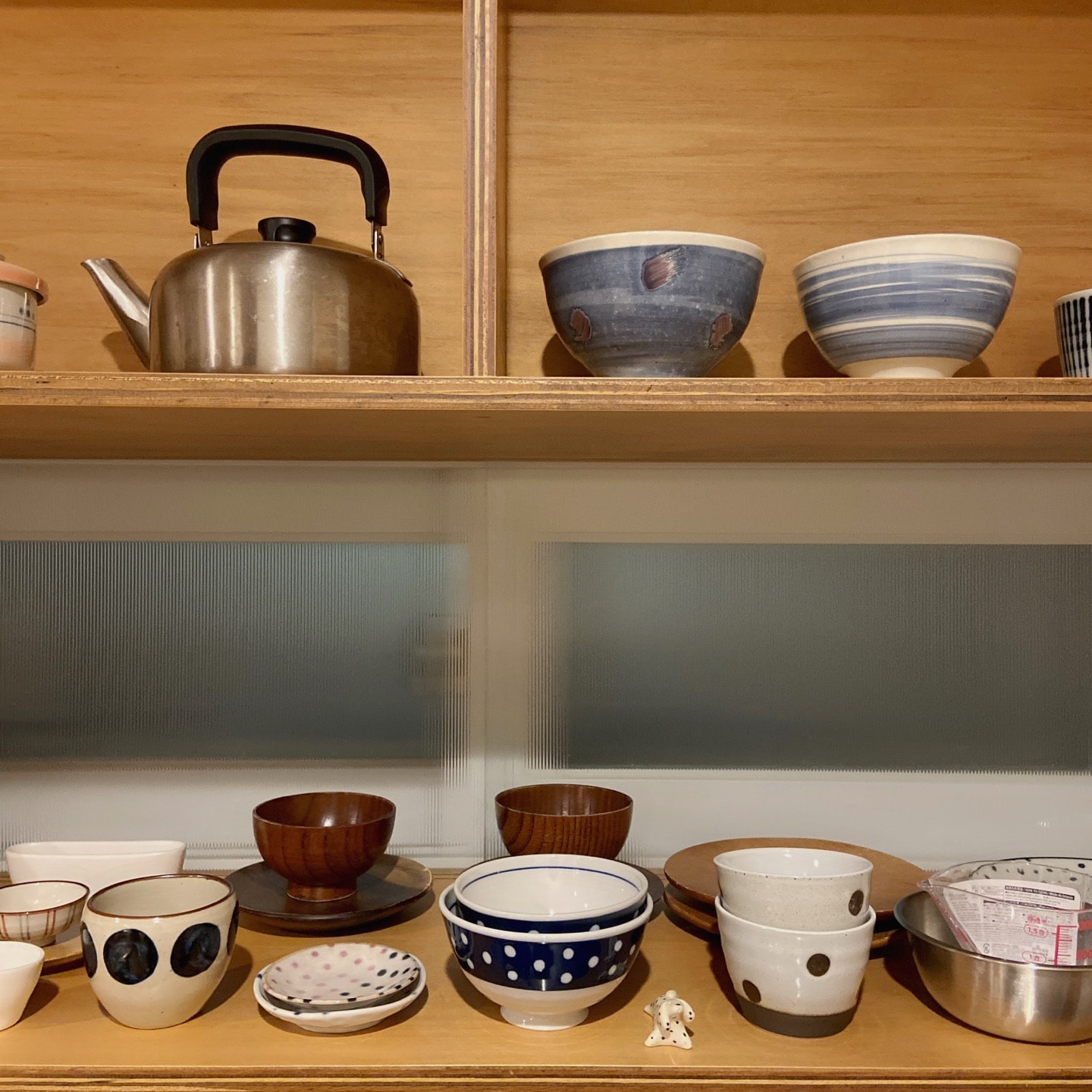 달마시안 도트 수저 받침