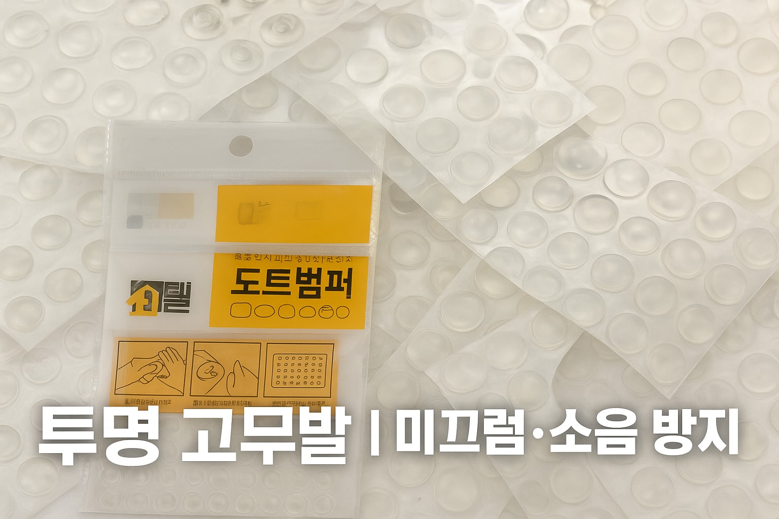행사날 3M 투명 고무발 도트범퍼 22종 가구 보호 미끄럼 방지 소음 완충패드 [오후 1시 전 당일배송]