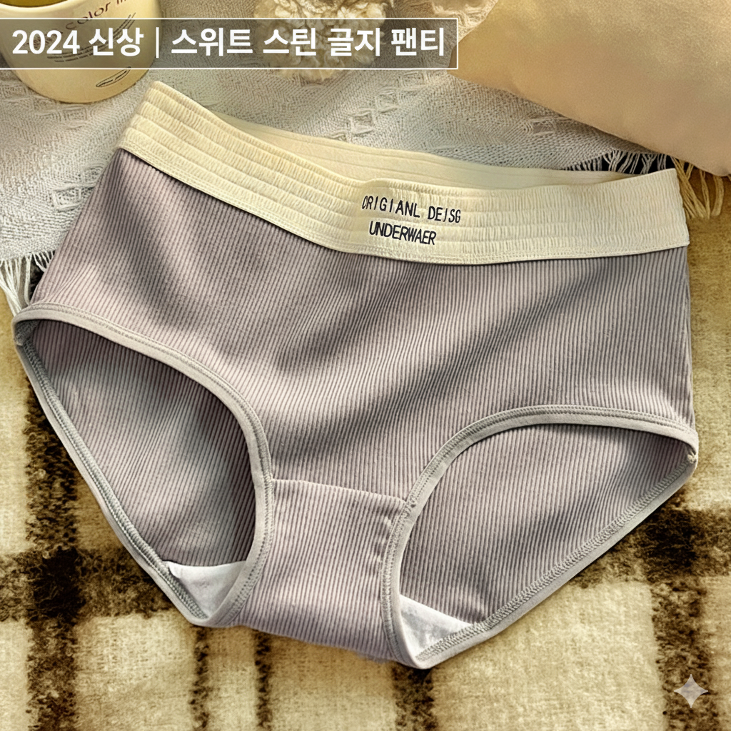 여성 스포츠 골지 심리스 팬티 자국 없는 무봉제 속옷 데일리 (오후 5시 마감 당일출고)