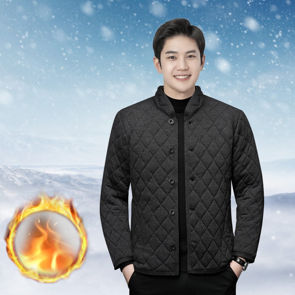 남성 데일리 경량패딩 자켓 누빔 점퍼 겨울 보온 아우터 (오후 3시 마감 당일출고)
