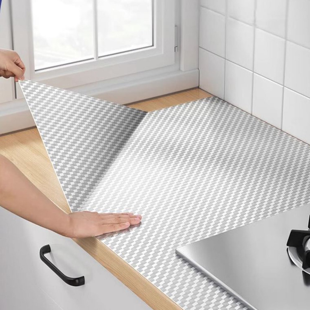 [당일발송] 행사날 주방 알루미늄 시트지 폭 60cm x 5m 기름때 방지 (오후 1시 마감)