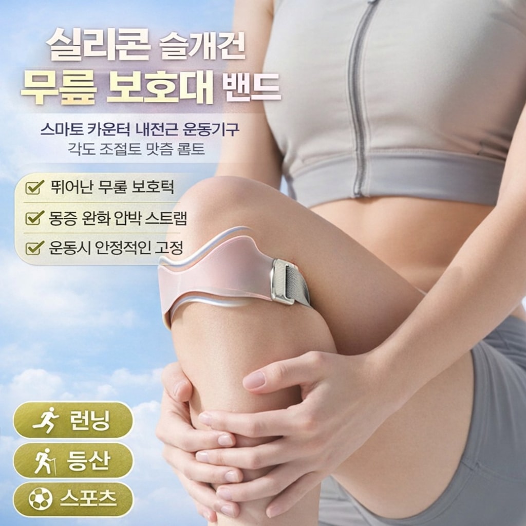 런닝 등산 무릎 보호대 운동용 무릎 아대 스포츠 관절 지지대 (오후 2시 마감 당일출고)