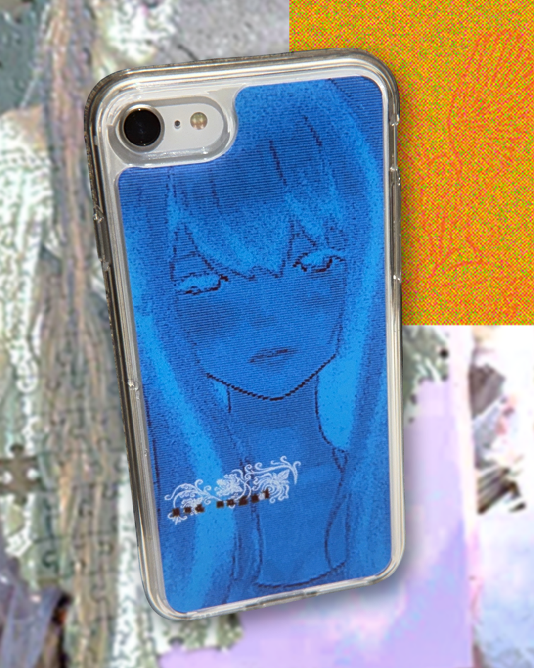 sad angel phone case (jelly hard)
