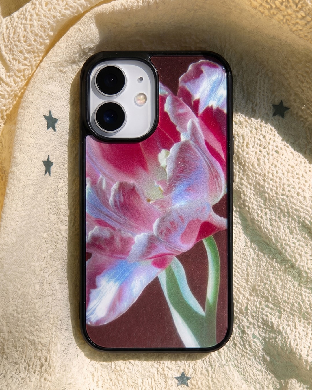flower6 phone case (glass bumper)