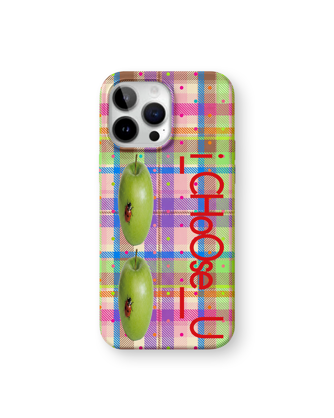 iCHoOseU 레드 phone case (hard)