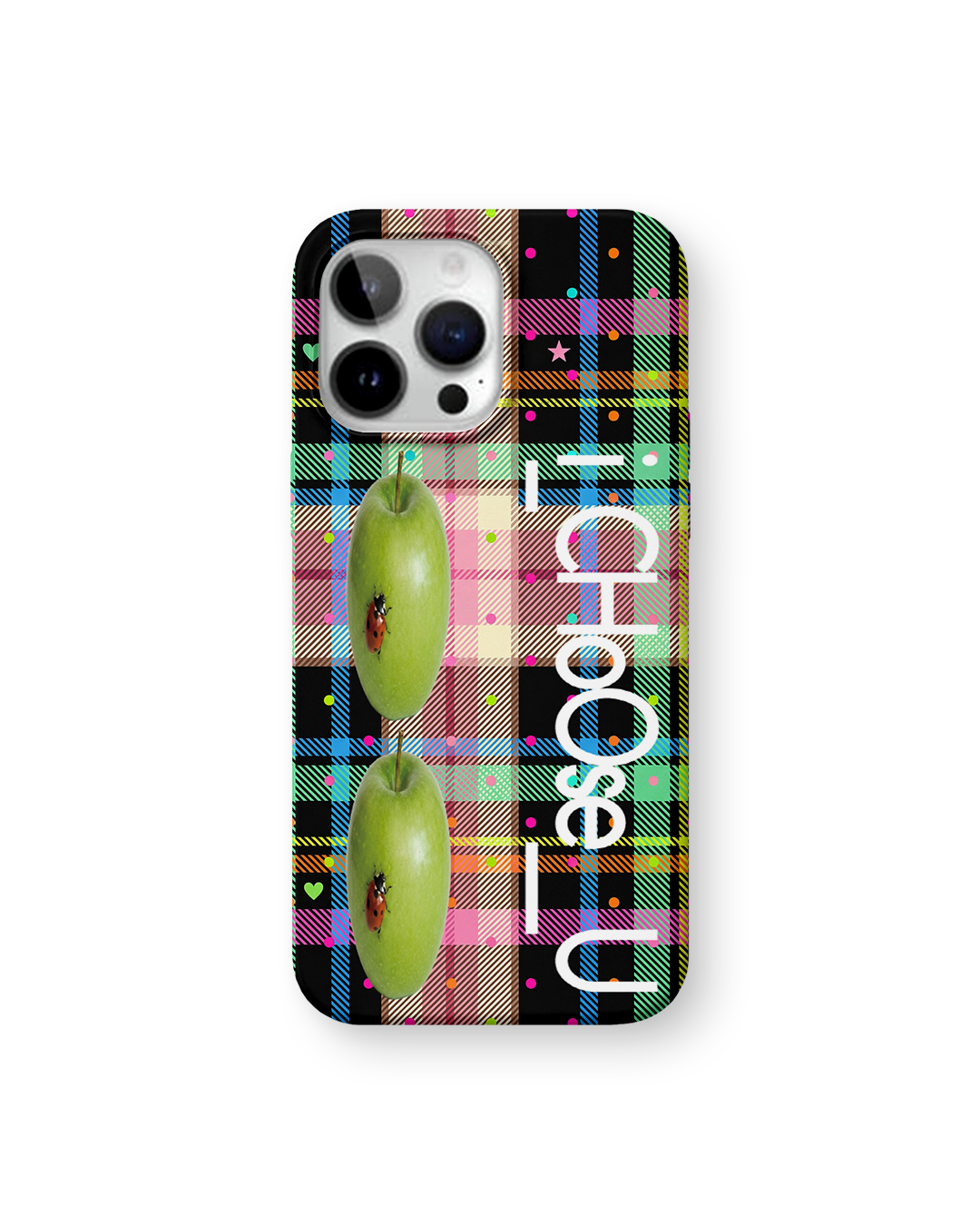iCHoOseU 블랙 phone case (hard)