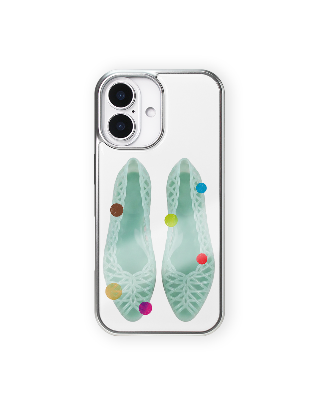 jelly(dd) phone case (silver epoxy, glass)
