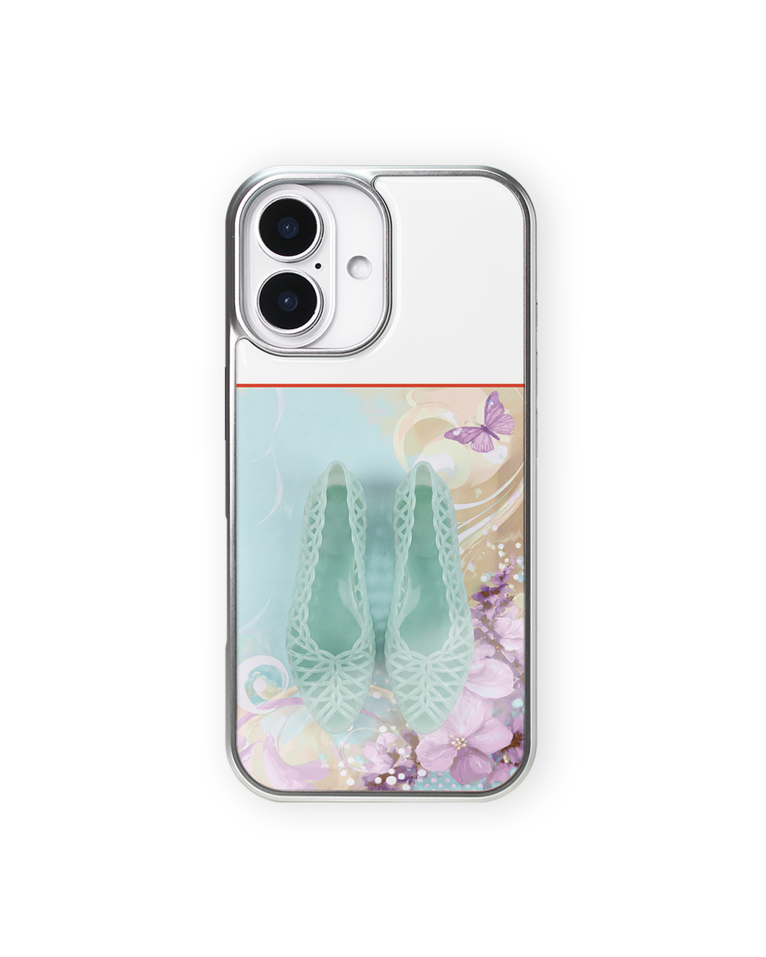 jelly(ff) phone case (silver epoxy, glass)