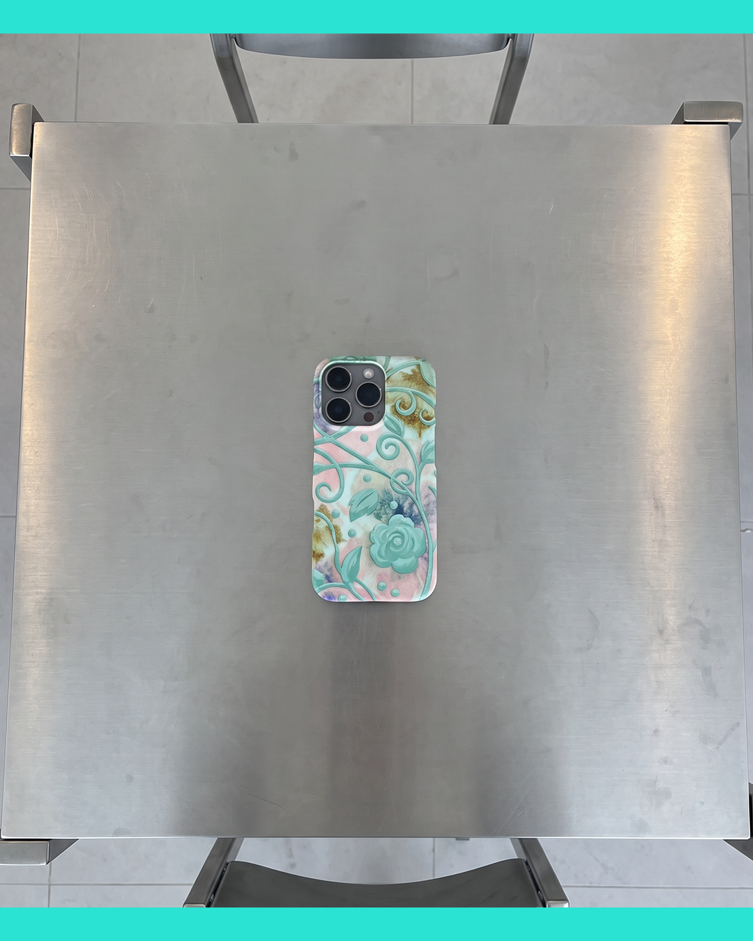 flatf 분홍 phone case (hard)