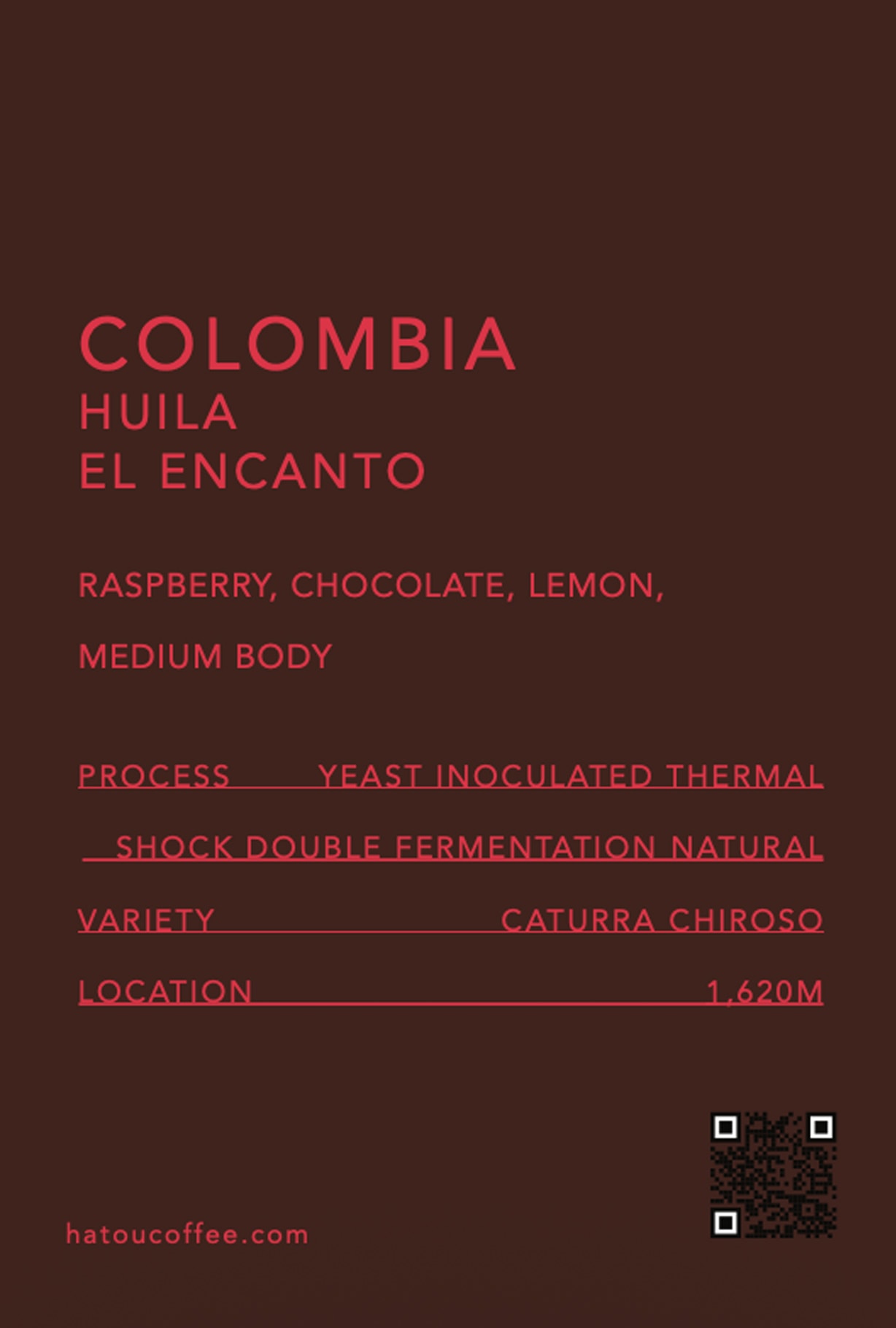 COLOMBIA HUILA EL ENCANTO CHIROSO