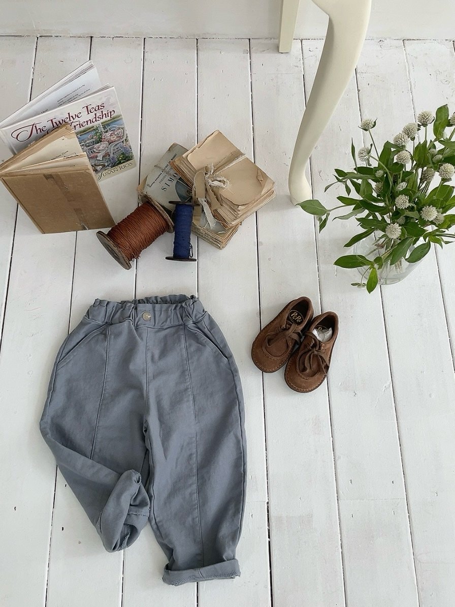 스판절개팬츠