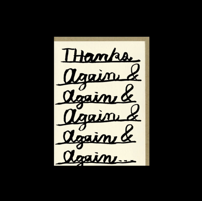 엽서 『Thanks Again』, 피플 아이브 러브드 (PEOPLE I’VE LOVED CARD)