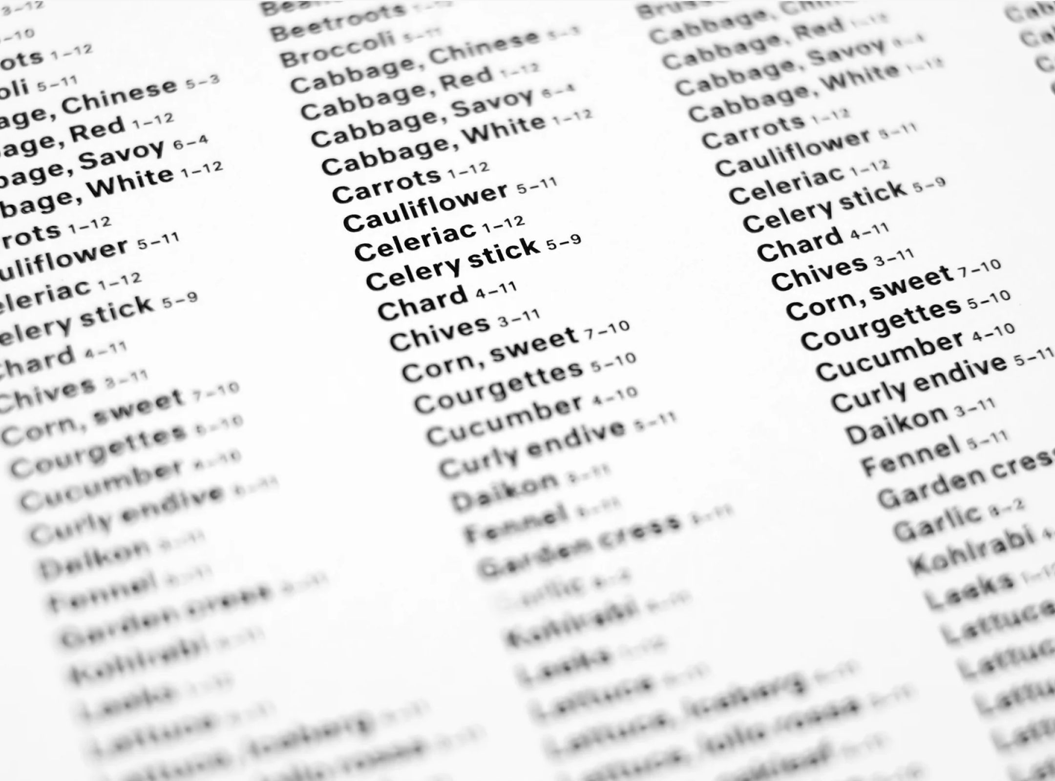 Culinary Calendar
