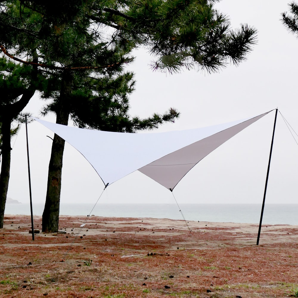 [힙노타이즈] UPTEMPO T WING TARP 75D 방염타프 업템포 윙 화이트