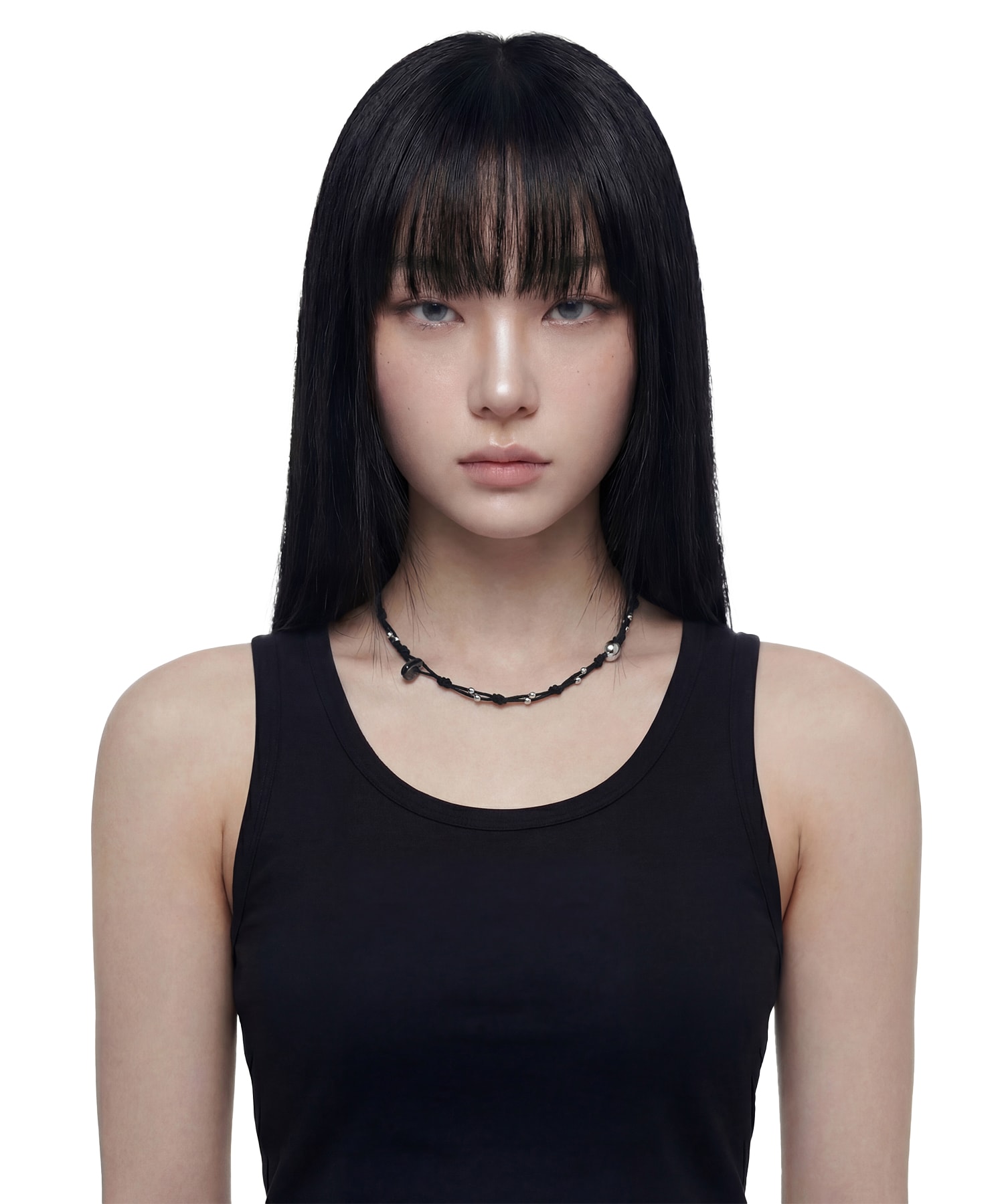 KNOT NECKLACE - BLACK