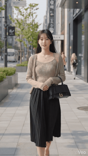 입는 순간 여리핏 린넨 골지 나시 가디건 세트