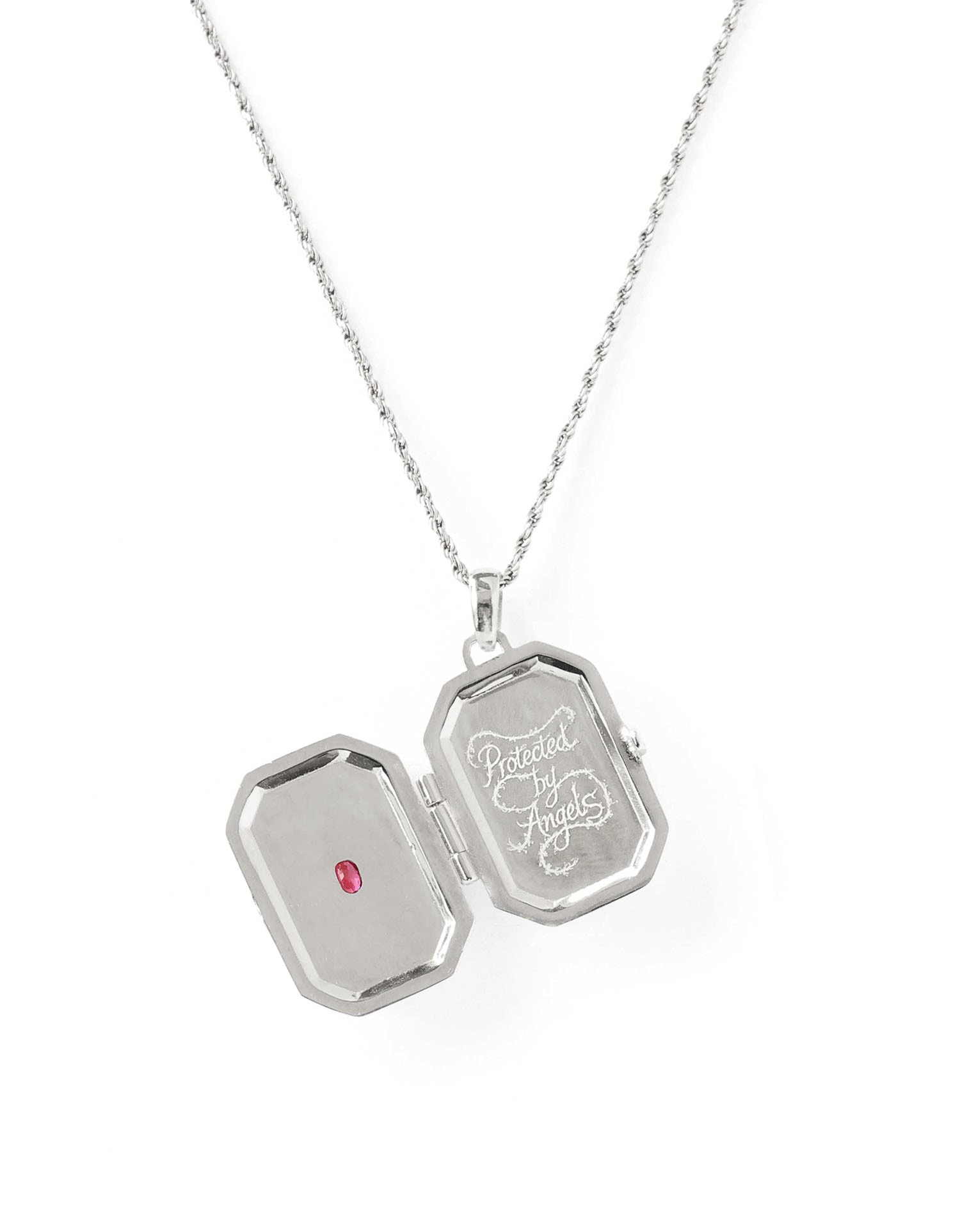 Keep Me Close Locket 메시지 목걸이