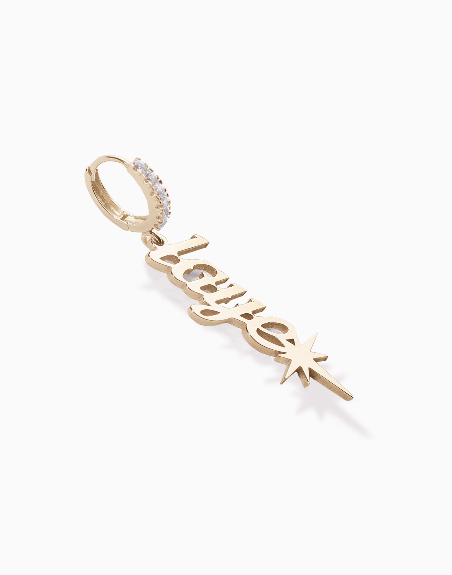 커스텀 Warrior 영문 귀걸이 Korean Nameplate