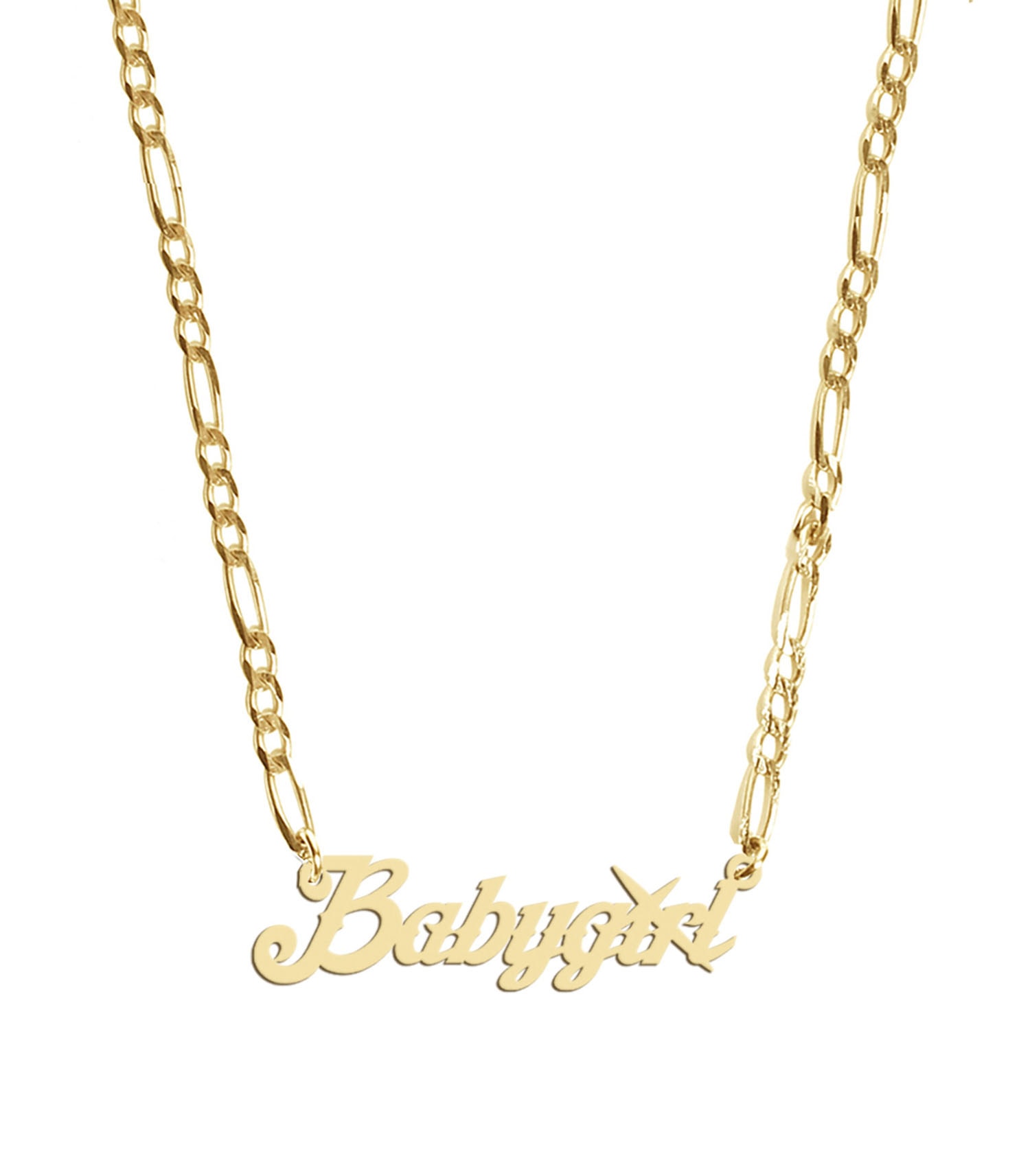 커스텀 영문 목걸이 Warrior Nameplate Necklace